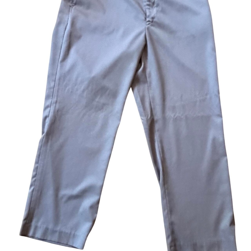Saddlebred Gray Straight Leg Dress Chino Pants Mens 34x31